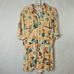 Label Of Love Women's Tropical Romper Size Large